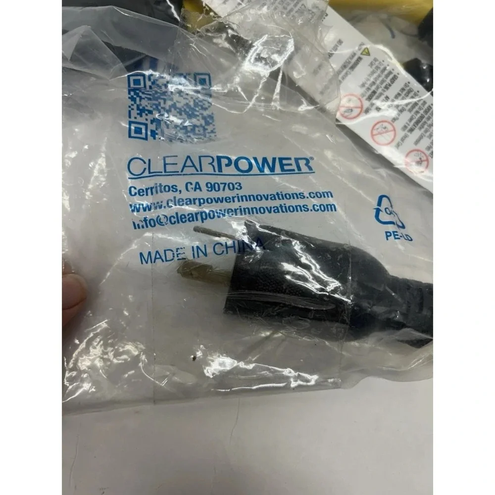 Clear Power 3 Cord Y-Adapter Convenience Cord 125 V 2500W (SH)